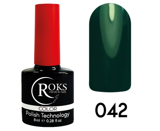 Изображение  Гель-лак для ногтей Roks 8 мл, № 42, Объем (мл, г): 8, Цвет №: 042