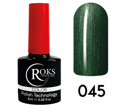 Зображення  Гель лак для нігтів Roks 8 мл, № 45, Об'єм (мл, г): 8, Цвет №: 045