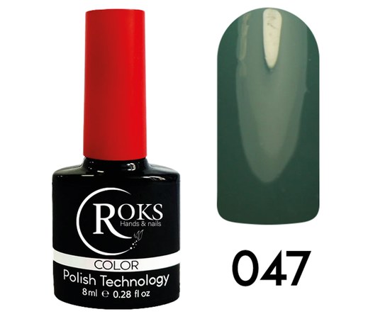 Зображення  Гель лак для нігтів Roks 8 мл, № 47, Об'єм (мл, г): 8, Цвет №: 047
