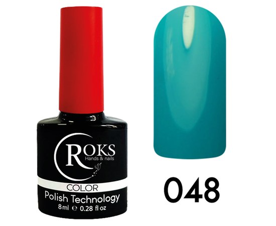 Зображення  Гель лак для нігтів Roks 8 мл, № 48, Об'єм (мл, г): 8, Цвет №: 048