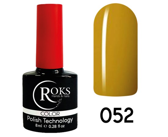Зображення  Гель лак для нігтів Roks 8 мл, № 52, Об'єм (мл, г): 8, Цвет №: 052
