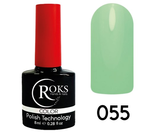 Изображение  Гель-лак для ногтей Roks 8 мл, № 55, Объем (мл, г): 8, Цвет №: 055