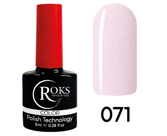 Изображение  Гель-лак для ногтей Roks 8 мл, № 71, Объем (мл, г): 8, Цвет №: 071