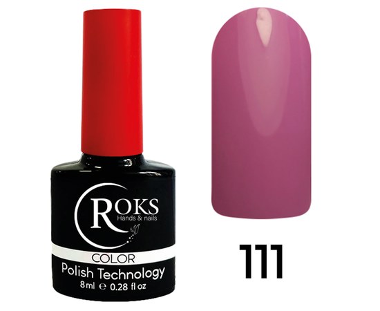 Изображение  Гель-лак для ногтей Roks 8 мл, № 111, Объем (мл, г): 8, Цвет №: 111