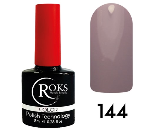 Зображення  Гель лак для нігтів Roks 8 мл, № 144, Об'єм (мл, г): 8, Цвет №: 144