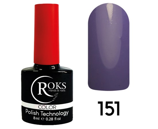 Изображение  Гель-лак для ногтей Roks 8 мл, № 151, Объем (мл, г): 8, Цвет №: 151