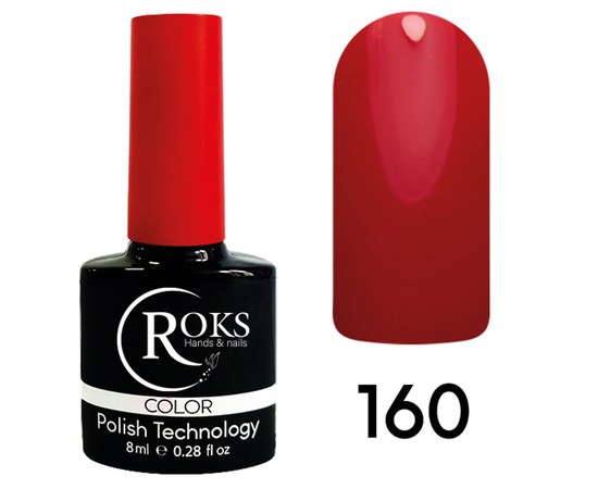 Изображение  Гель-лак для ногтей Roks 8 мл, № 160, Объем (мл, г): 8, Цвет №: 160