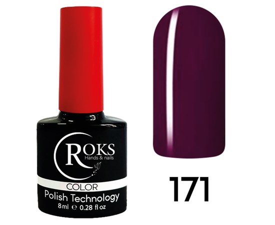Изображение  Гель-лак для ногтей Roks 8 мл, № 171, Объем (мл, г): 8, Цвет №: 171