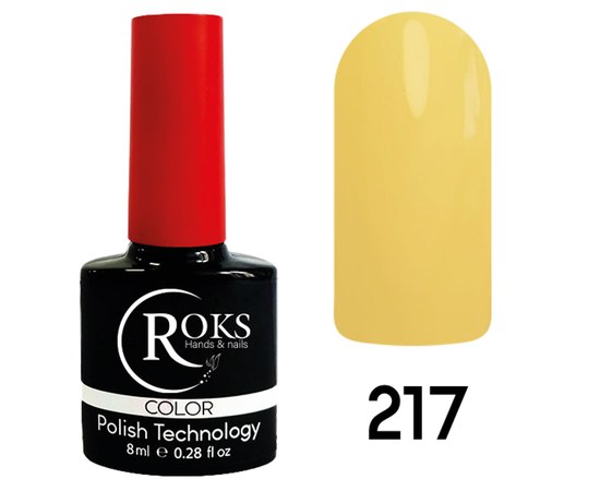 Изображение  Гель-лак для ногтей Roks 8 мл, № 217, Объем (мл, г): 8, Цвет №: 217