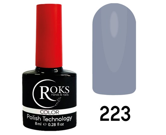 Изображение  Гель-лак для ногтей Roks 8 мл, № 223, Объем (мл, г): 8, Цвет №: 223