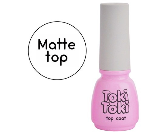 Изображение  Top without sticky layer Toki Toki Matte Top, 5 ml