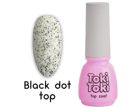Изображение  Топ без липкого слоя Toki Toki Black Dot Top, 5 мл