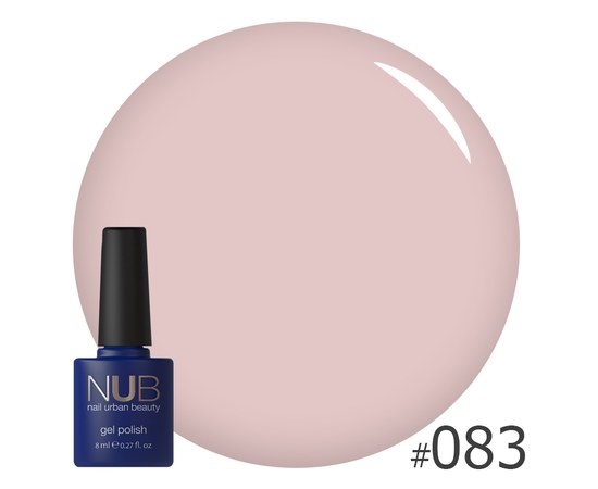 Изображение  Gel polish for nails NUB 8 ml № 083, Volume (ml, g): 8, Color No.: 83