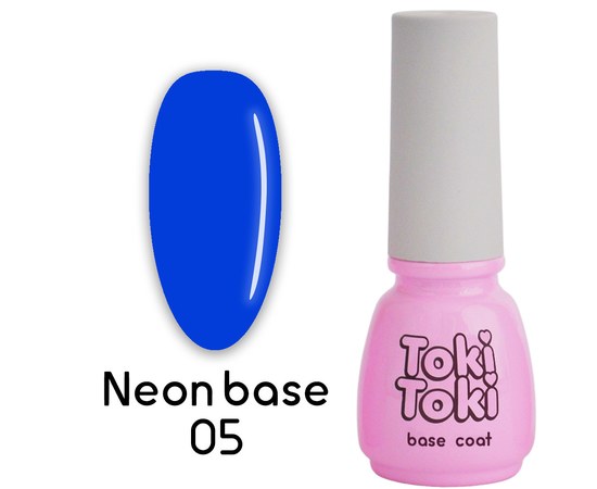 Изображение  Цветная база Toki Toki Neon № 05, 5 мл, Объем (мл, г): 5, Цвет №: 05, Цвет: Синий