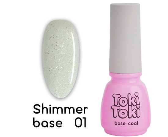 Изображение  Color base Toki Toki Shimmer base No. 01, 5 ml, Volume (ml, g): 5, Color No.: 1