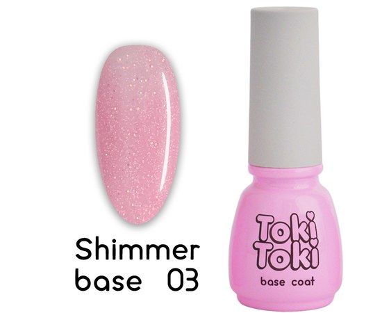 Изображение  Color base Toki Toki Shimmer base No. 03, 5 ml, Volume (ml, g): 5, Color No.: 3