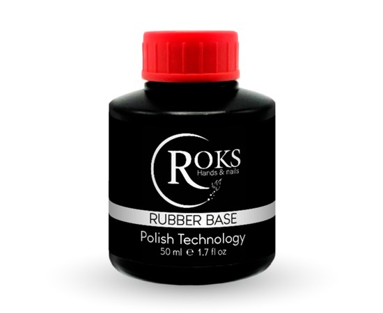 Изображение  Base for gel polish Roks Rubber Base, 50 ml, Volume (ml, g): 50