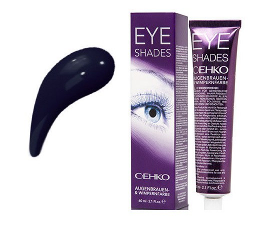 Зображення  Фарба для брів та вій C:EHKO Eye Shades 60мл - синьо-чорна