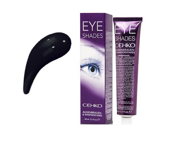 Зображення  Фарба для брів та вій C:EHKO Eye Shades 60мл - чорна