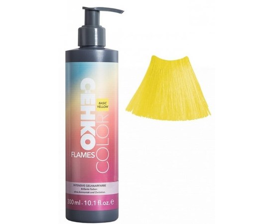 Изображение  Intensive gel paint C:EHKO Color Flames yellow 300 ml