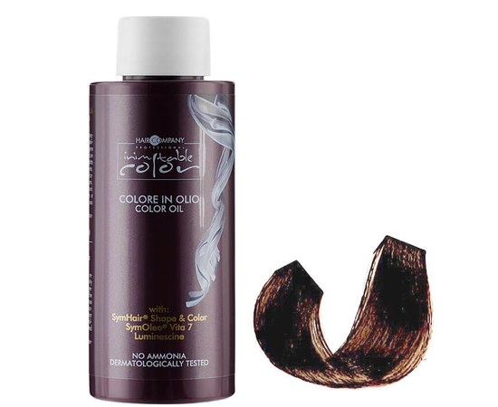 Зображення  Олія для фарбування Hair Company Inimitable Color Oil 5.3 світло-золотисто-коричневий 100 мл, Об'єм (мл, г): 100, Цвет №: 5.3 світло-золотисто-коричневий