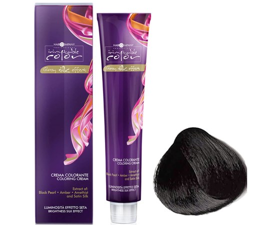 Изображение  Cream-paint Hair Company Inimitable Coloring 1 black 100 ml, Volume (ml, g): 100, Color No.: 1 black