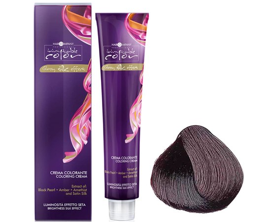Зображення  Крем-фарба Hair Company Inimitable Colouring 4.62 червоний каштан пурпурний 100 мл, Об'єм (мл, г): 100, Цвет №: 4.62 червоний пурпуровий каштан
