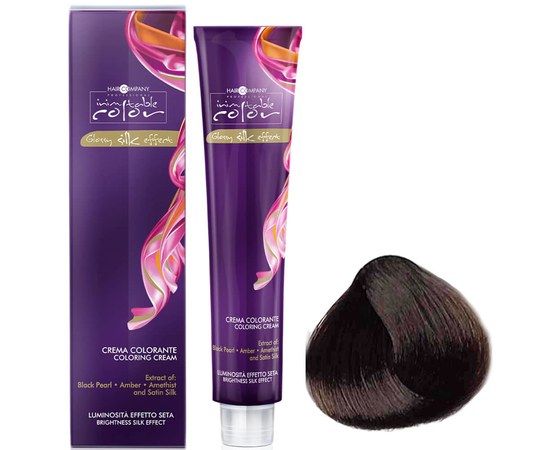 Изображение  Cream-paint Hair Company Inimitable Coloring 5 light chestnut 100 ml, Volume (ml, g): 100, Color No.: 5 light chestnut