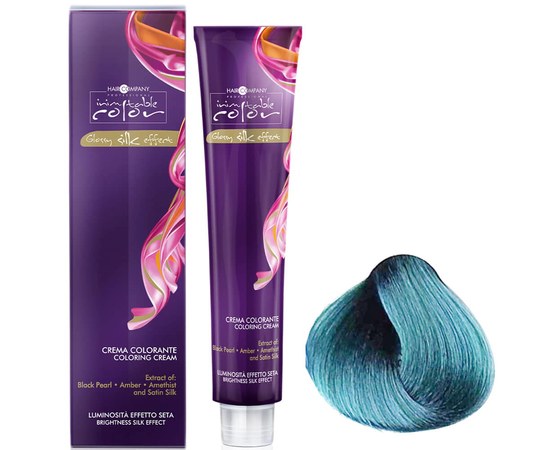 Изображение  Крем-краска Hair Company Inimitable Colouring PASTEL Зеленый океанический 100 мл, Объем (мл, г): 100, Цвет №: Зеленый океанический