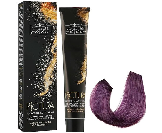 Изображение  Cream-color Hair Company Inimitable Pictura Super purple 100 ml, Volume (ml, g): 100, Color No.: super purple