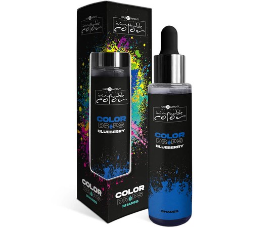 Изображение  Coloring drops (pigment) blueberry Hair Company Color Drops 50 ml, Volume (ml, g): 50, Color No.: Blueberry