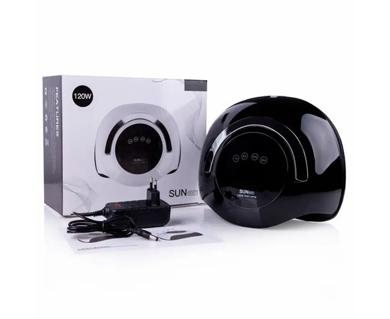 Зображення 2 Лампа для маникюра Uv-Led SUN BQ-5T 120 вт (черная) с ручкой