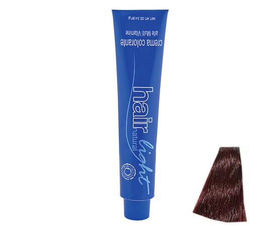 Изображение  Крем-краска Hair Company Hair Natural Light 5.56 светло-каштановый красный винцианский 100 мл, Объем (мл, г): 100, Цвет №: 5.56 светло-каштановый красный винцианский