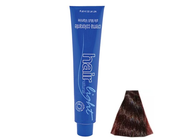 Зображення  Крем-фарба Hair Company Hair Natural Light 5.6 світло-каштановий червоний 100 мл, Об'єм (мл, г): 100, Цвет №: 5.6 світло-каштановий червоний