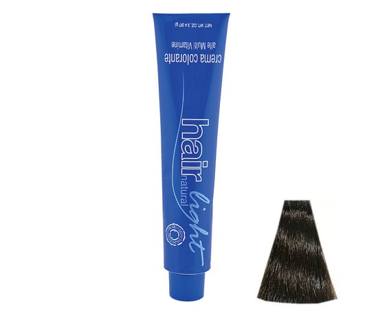 Зображення  Крем-фарба Hair Company Hair Natural Light 7 шоколад з горіхом (джандуя) 100 мл, Об'єм (мл, г): 100, Цвет №: 7 шоколад з горіхом (джандуя)