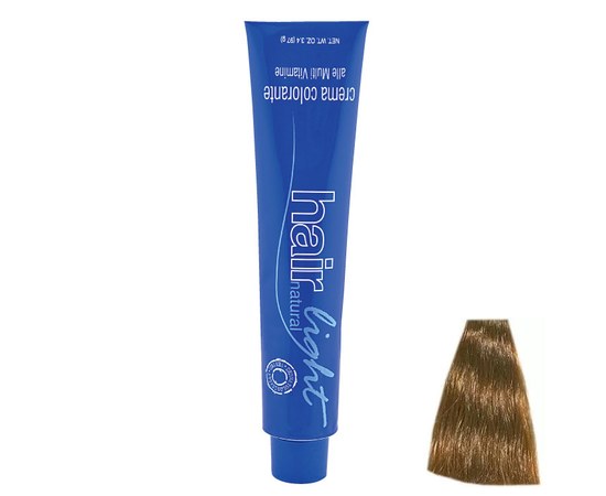 Зображення  Крем-фарба Hair Company Hair Natural Light 8.33 світло-русявий золотистий інтенсивний 100 мл, Об'єм (мл, г): 100, Цвет №: 8.33 світло-русявий золотистий інтенсивний