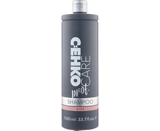 Изображение  Шампунь S.O.S для осветленных, обесцвеченных и вьющихся волос C:EHKO CARE prof. Shampoo 1000 мл