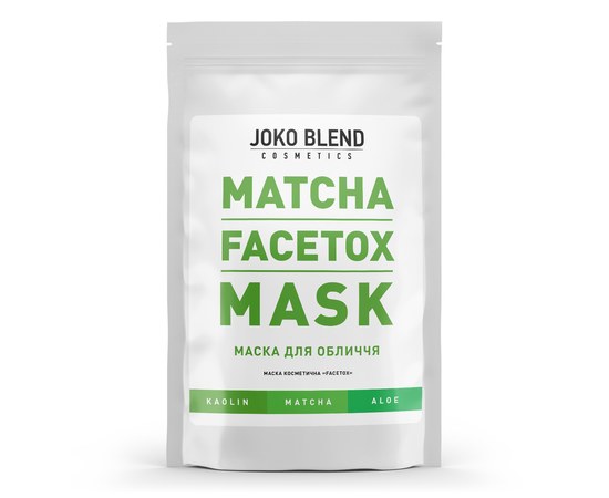Изображение  Matcha Facetox Mask JokoBlend 100g