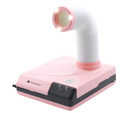 Изображение  Manicure hood with pipe Dust Collector Nicetch 60 W pink, Hood color: pink