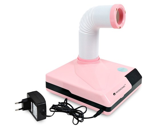 Изображение 5 Manicure hood with pipe Dust Collector Nicetch 60 W pink, Options: Pink