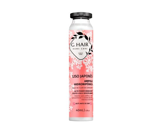 Изображение  Холодный ботекс для волос, ампула Японская Сакура от Джихеир, Inoar G.Hair Liso Japones, 40 мл