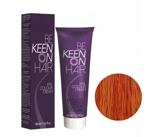 Зображення  Стійка крем-фарба KEEN Colour Cream XXL 7.44 середньо-русява інтенсивно-мідний, 100 мл, Об'єм (мл, г): 100, Цвет №: 7.44 середньо-русявий інтенсивно-мідний