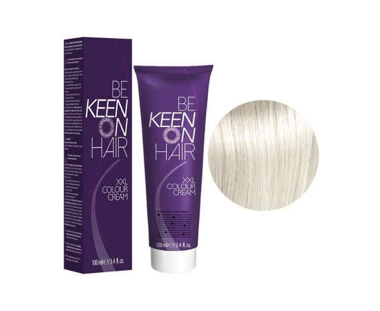 Изображение  Стойкая крем-краска KEEN Colour Cream XXL 12.11 платиновый интенсивный пепельный блондин, 100 мл, Объем (мл, г): 100, Цвет №: 12.11 платиновый интенсивный пепельный блондин