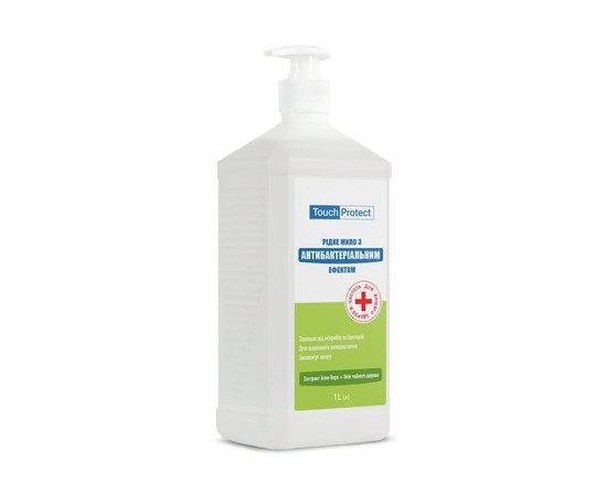 Изображение  Liquid soap with antibacterial effect Aloe vera-tea tree Touch Protect 1000 ml