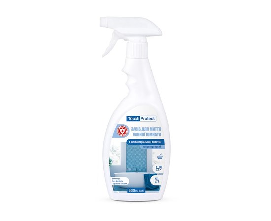 Зображення  Засіб для миття ванної кімнати з антибактеріальним ефектом Touch Protect 500 мл