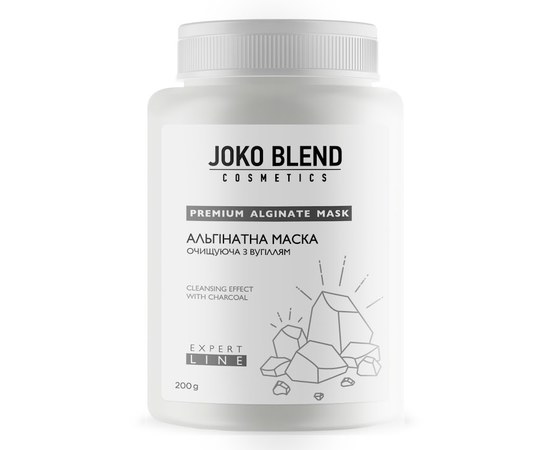 Изображение  Purifying alginate mask with charcoal Joko Blend 200 g