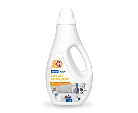 Изображение  Floor cleaner with antibacterial effect Touch Protect 1 l