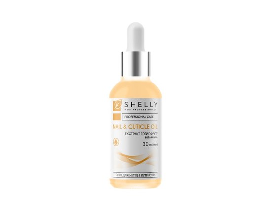 Изображение  Oil for nails and cuticles with grapefruit extract and vitamin A Shelly 30 ml