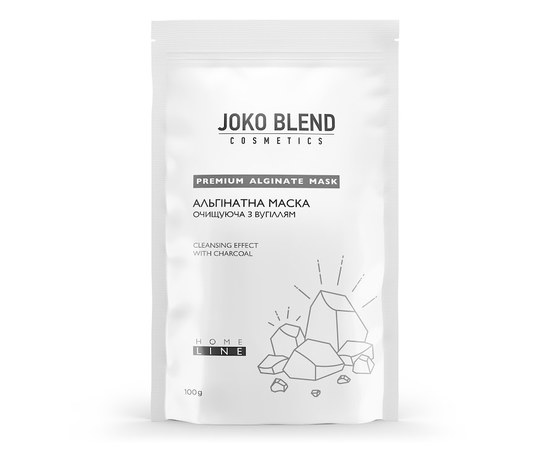 Изображение  Purifying alginate mask with charcoal Joko Blend 100 g