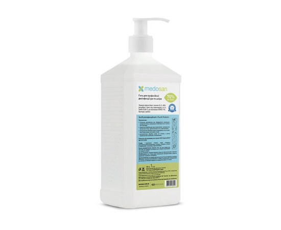 Изображение  Antiseptic gel for professional disinfection of hands and body Medosan 1 l